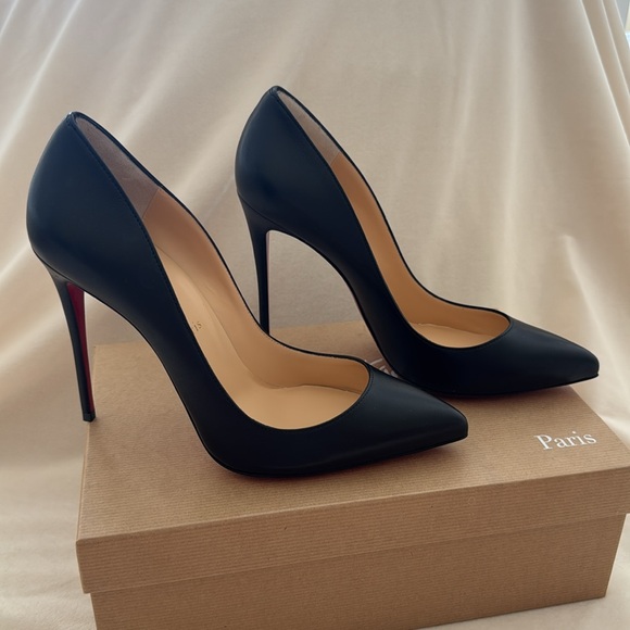 Christian Louboutin Pigalle Black Heels - Picture 4 of 11